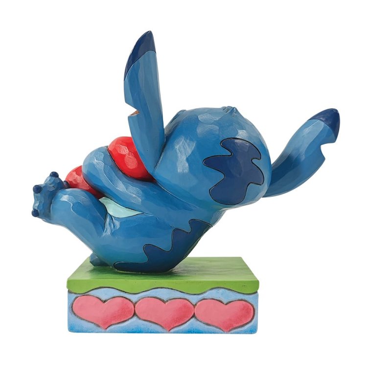 Stitch Hugging A Heart Figurine - Afbeelding 3