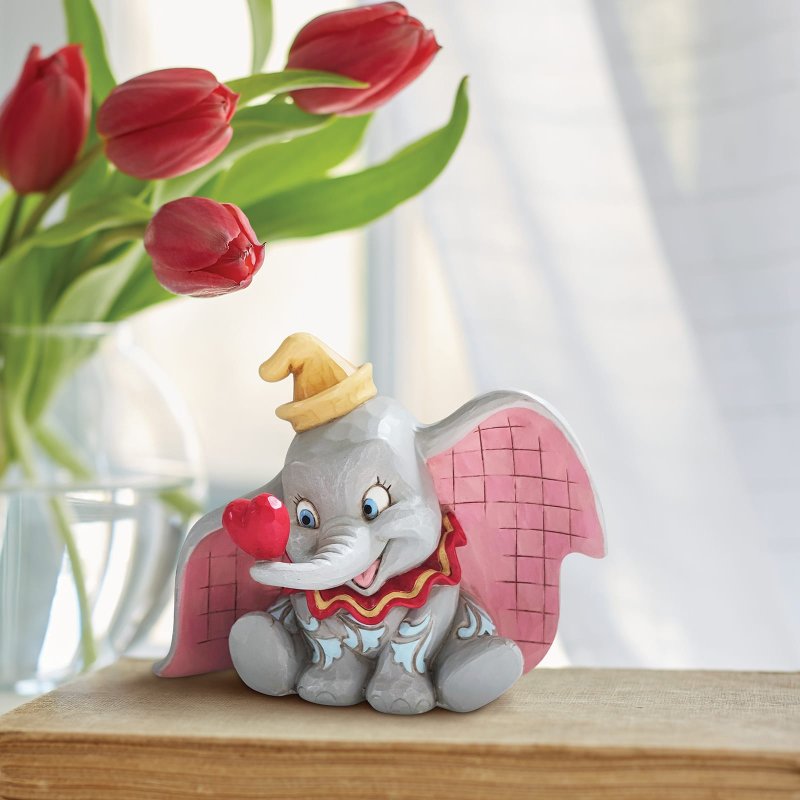 A Gift Of Love Dumbo Met Hart Beeldje - Afbeelding 3
