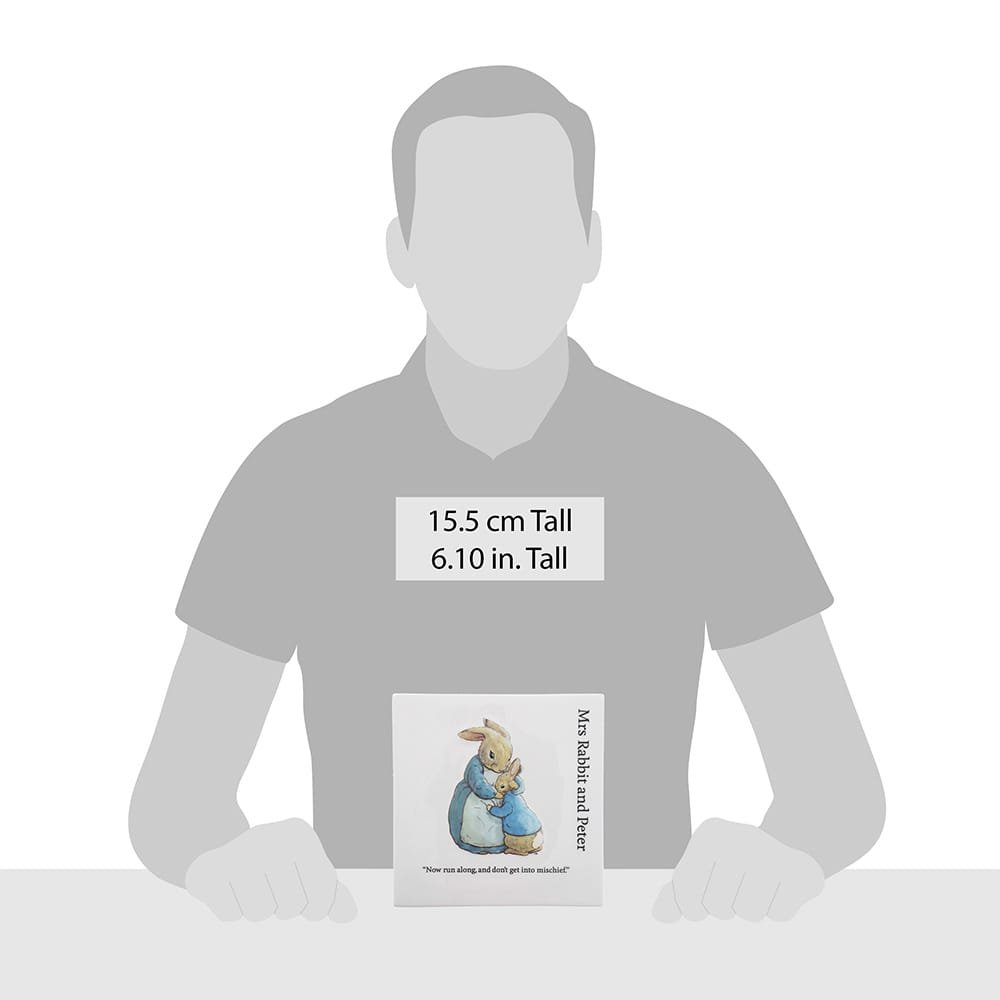 Decoratieve Wandplaquette Van Mevrouw Konijn en Peter - Afbeelding 3