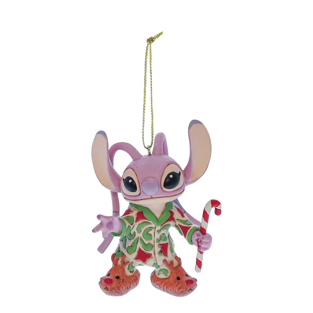 Angel in kerstpyjama hangend ornament