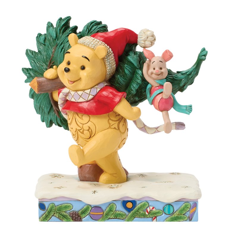 Een boom voor twee (Winnie de Poeh & Knorretje met kerstboom)