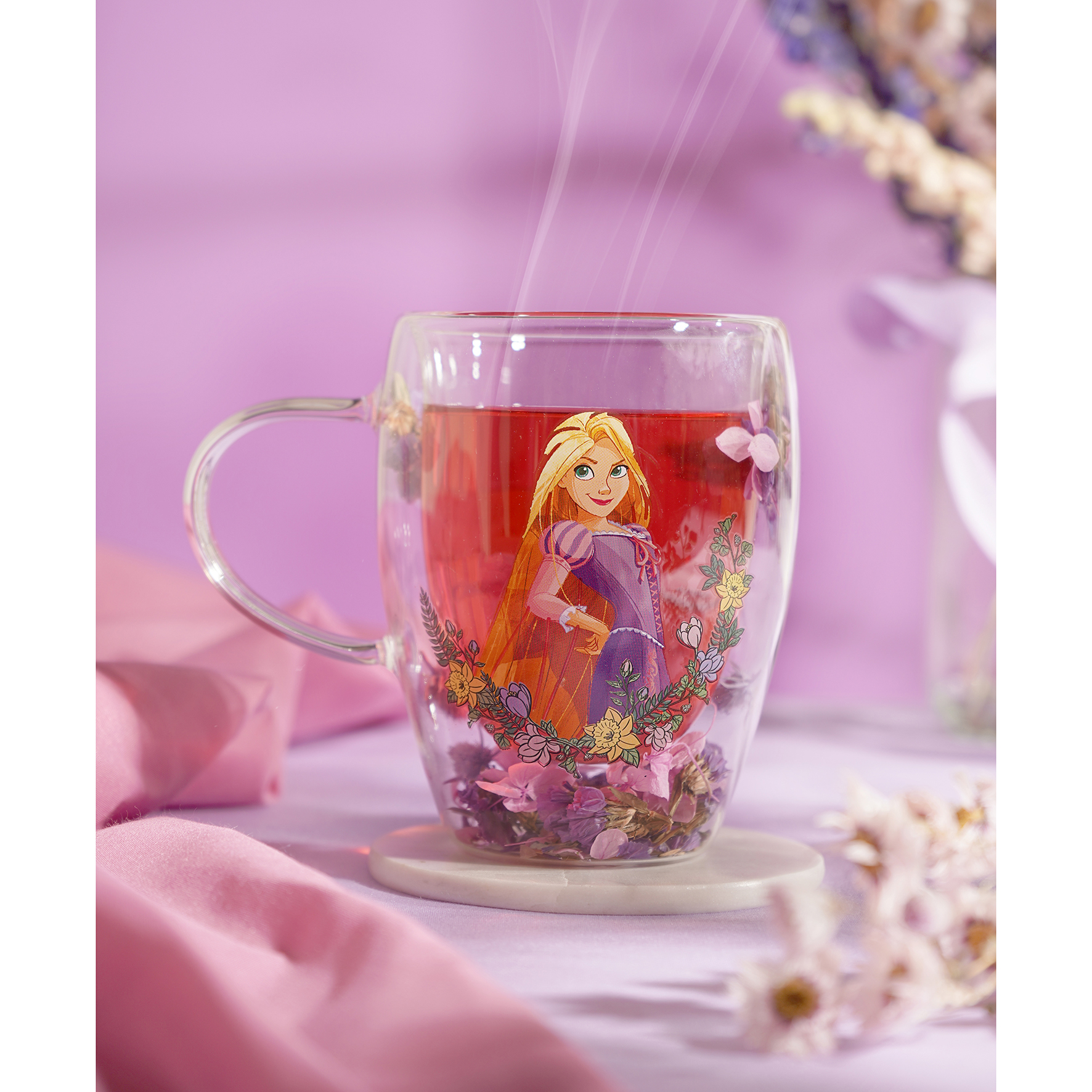 Dubelwandig Theeglas Disney Prinses Rapunzel - Afbeelding 3