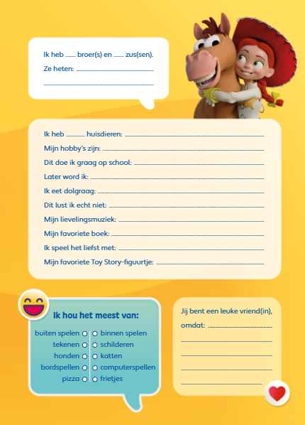 Disney Toy Story 5 Vriendenboek - Afbeelding 5