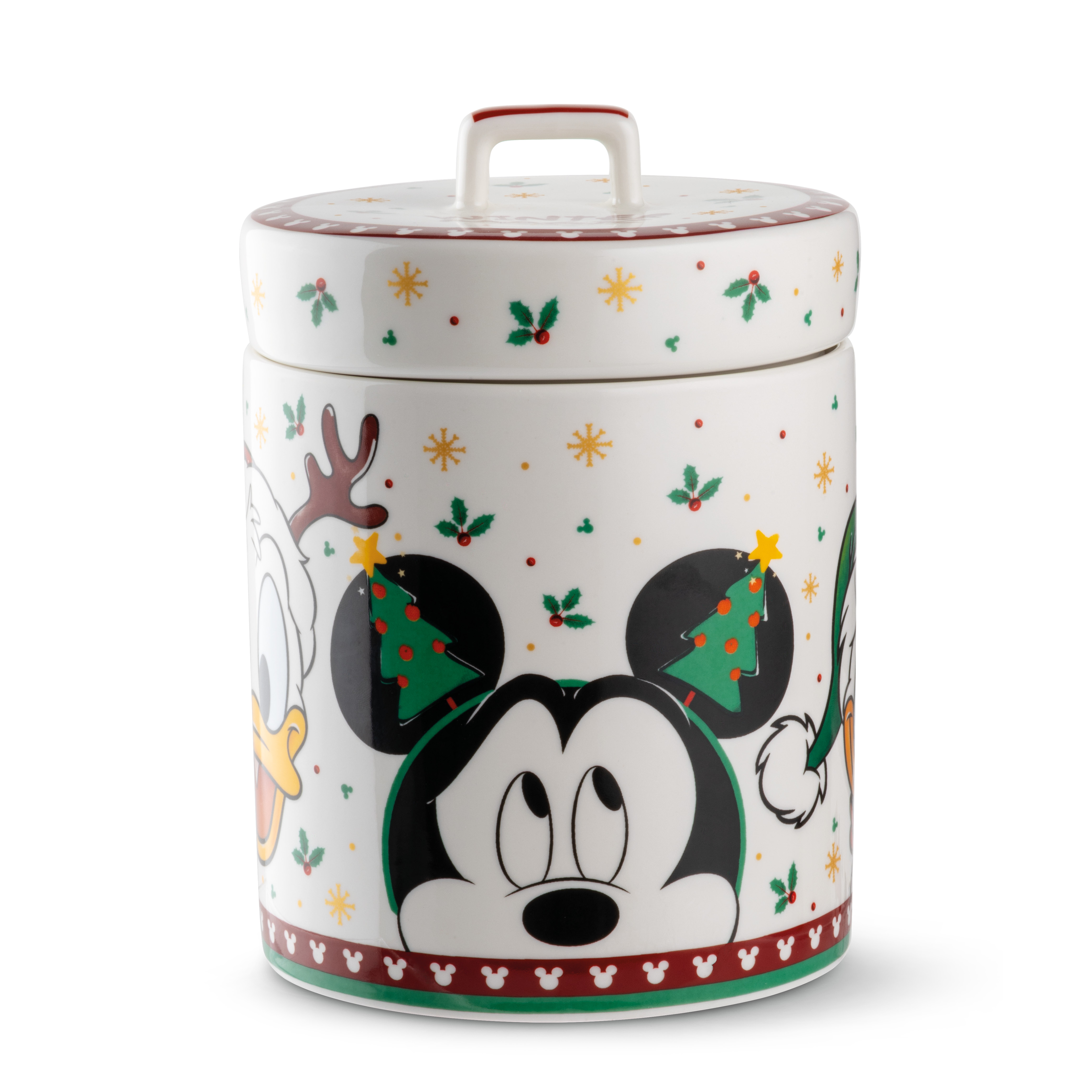 Mickey Mouse Winter Magic Cookie Jar White